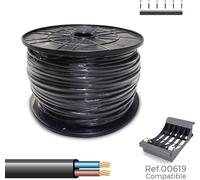 Tuyau Plat H05vvh2-f Câble Plat Flexible 2x0.75mm2 Pour Usage Domestique - Sediles