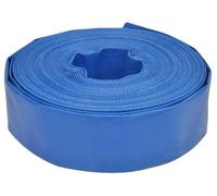 Tuyau plat, longueur 50 mètres, diamètre 1,5 pouces, couleur bleue