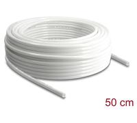 Tuyau pneumatique en polyuréthane, 10x6,5 mm, blanc, 50 mètres, pour air comprimé, usage industriel