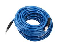 Tuyau Pneumatique Flexible en PVC Bleu de 30 M avec Connecteur Rapide pour Compresseur et Propriétés Anti-âge, Ce Tuyau en PVC Est Conçu pour Fonctionner