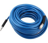 tuyau pneumatique flexible en PVC bleu de 30 m avec raccord rapide pour compresseur d'air