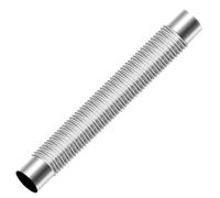 Tuyau pour poêle à bois - Conduit d'air pliable en acier inoxydable, tuyau de ventilation pour poêle à granulés, canal d'aspiration d'air | Solution de ventilation flexible pour conduits