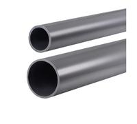 Tuyau rond rigide en PVC gris clair, diamètre extérieur 16-160mm, Tube rond rigide à fort Impact for tuyau d'eau, manchon de câble, raccords d'irrigation de jardin(131.4x140x350mm)