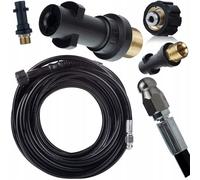 Tuyau Rosfix 40M + adaptateur pour nettoyeurs pression séries HD/K (K2-K7)