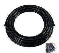 Tuyau Silicone Flexible Noir 3mmx5mm 6m Pour Pompe Air Irrigation | Résistant Température -40℃ À 220℃, Sans BPA, Flexible Pour Eau Et Air