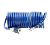 Tuyau spiral ø5x8mm - tuyau polyamide longueur 5m pression max 10bar embout & coupleur rapide LACME - 322705