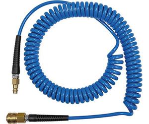 Tuyau spiraléPolyuréthanebleu, raccord et connecteur NW7,2