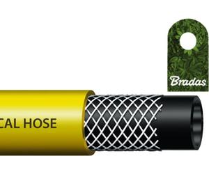 Tuyau technique 12,5x3mm 17 Bar Tuyau de pulvérisation d'air comprimé jaune 50m Bradas 9670