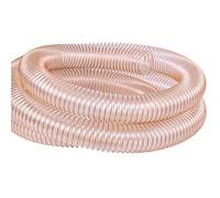Tuyau transparent en polyuréthane, Tuyau d'aspirateur en polyuréthane PU, aspiration de poussière, plusieurs tailles(Wall Thickness: 0.93mm,ID 25MM)