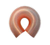 Tuyau transparent en polyuréthane, Tuyau de conduit d'échappement d'air en PU, transparent, fil cuivre, 100 cm, ID 20-600 mm, paroi 0,93(80mm/0.93mm)