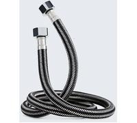 Tuyau tressé acier inoxydable flexible - Entrée eau chaude/froide - 3m G1/2
