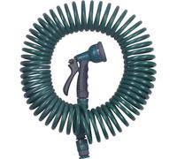 Tuyau TY9515, L-15 m, kit d'arrosage, raccords + pistolet, spirale, de jardin