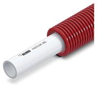 Tuyau universel REHAU FASTLOC ML, 16x2, dans une gaine de protection rouge, bobine de 50 m, 1 pièce