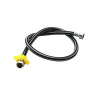 tuyaux de douche universels et flexibles, Tuyau de douche Double entrée d'eau chaude en acier inoxydable antidéflagrant 30/40/50 cm(40cm)