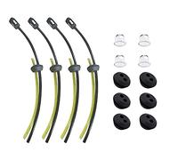 Tuyaux D'essence Avec Filtre,Tuyau D'essence,Universel Filtre à Essence kit,Durites d'essence de Tondeuses avec Poire d Amorçage, pour Débroussailleuses,Elagueuse,Tronconneuse Taille-Haie (4pcs)