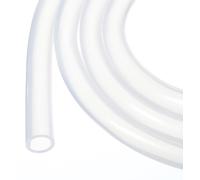 Tuyaux en silicone 26ft - Tuyaux flexibles - 9.5mm ID / 12.7mm OD - Transparent - Pour irrigation / drainage - Convient pour brasser - Tuyau en silicone