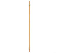 Tuyaux hexagonaux plaqués cuivre 400 mm | Écrou hexagonal, taille 9 mm, structure anti-pliure, construction compatible avec les compresseurs standard