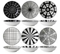 TuYines Lot de 6 bols à sauce en porcelaine, bols à tapas, bols à sauce soja Ø 14 cm, bols à goûter et bols à sauce, bols à sauce pour sushis, collations