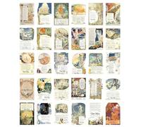 TuYines Lot de cartes postales, Lot de 30 cartes postales vintage, Carte postale des dieux, Carte postale de conte de fées, Lot de cartes postales anges, Cartes postales rétro sur le thème de l'amour