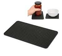 TUYUU Set de table adaptatif, tapis antidérapant en silicone pour aide à manger à une main, tapis de salle à manger de qualité alimentaire pour personnes âgées, Parkinson, récupération d'AVC, arthrite
