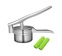 TUZSOCR Presse-citron en Acier Inoxydable,Presse Purée Manuel à Pommes de Terre,Presse-ail,Presse-Agrumes,Outil de Cuisine Multifonction Professionnel,pour Pommes de Terre, Fruits et Légumes (L)