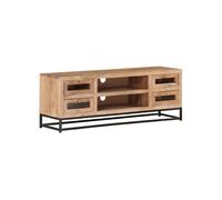 Tv-meubel 110x30x40 cm massief acaciahout323503