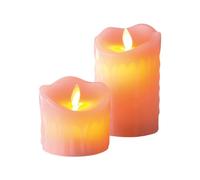 TV Top Ventes 05160 Bougie Parfumées Cire Véritable Rose 2 Pièces