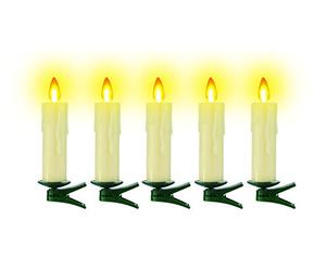 TV Unser Original 04477 Bougies à LED, Blanc