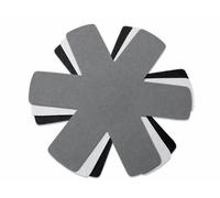 TV unser Original 05168 Bratmaxx Lot de 3 protège-Fonds pour protéger Les poêles de Cuisson lorsqu'elles sont empilées Gris/Blanc/Noir