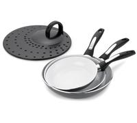 TV Werbung - Das Original Lot de 3 poêles en céramique 28-24 - 20 cm + Couvercle antiprojection- Bratmaxx - Livraison Offerte