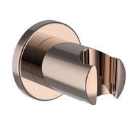 Twin support fixe pour douchette 'twin' saillie 52 mm pvd or rose - LAUFEN HF504779465000