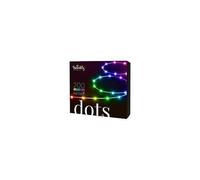 Twinkly Dots 10m, Bandeau LED Multicolore pour Extérieur et Intérieur, Bandeau LED RGB Flexible, Compatible avec Alexa, Google Home, IP44, 16 M+ Couleurs, Contrôle App, Fil Transparent, 200 LED