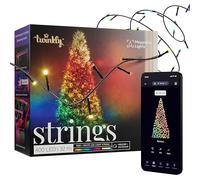 Twinkly Guirlande lumineuse Strings 400 LED RGB+Blanc - Intérieur/Extérieur, App, Alexa/Google, 32 m