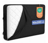 Twinzen Housse Matelas Demenagement 90x200 cm avec Épaisseur 25cm, 4 Poignées & Zipper - Housse Protection Matelas Imperméable Oeko-Tex