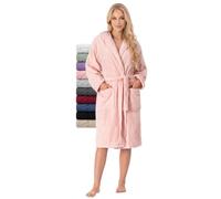 Twinzen Peignoir de Bain Femme - 100% Coton avec Capuche