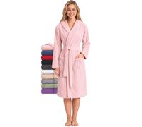 Twinzen - Peignoir de Bain Femme avec Capuche - 100% Coton Éponge | Tissu Confortable, Doux et Absorbant · Oeko-Tex · Robe de Chambre Sortie de Bain · Poches et Ceinture