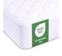 Twinzen Protege Matelas 160x200 cm Matelassé - Alese 160x200 avec Elastique Tout Autour, pour Bonnet Jusqu'à 40cm - Oeko-Tex, Pas Impermeable