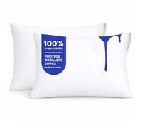 Twinzen Protege Oreiller 40x60 cm, Lot de 2 - Housse Oreiller 40x60 Imperméables - Lavables à 90°C - Anti-Acariens, Oeko-Tex, pour Peaux Sensibles