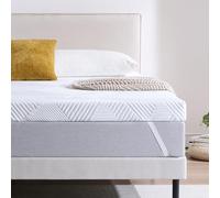 Twirest Surmatelas 160 x 200CM, Épaisseur 7,5CM, Mousse Mémoire à Gel, Confortable et Respirant, avec Design Antidérapant et Housse de Matelas Amovible et Lavable