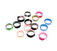 TWISAXC Écarteurs d'oreilles en silicone sûr, 7 paires de | une flexibilité optimale. Tunnel d'expansion en silicone de 0,47 mm, couleurs assorties. 7 différentes dans un seul paquet.