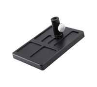 TWISAXC Support de Montage de Mouches avec Socle, Grande stabilité, Rotatif, pour Outils de Montage de Mouches. Organiseur Compact (10 x 14 x 1,5 cm) pour Un Rangement Optimal