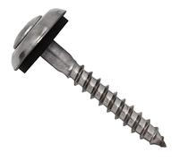 TWISTEC Lot de 200 vis à molette en acier inoxydable A2 4,5 x 55 mm avec disque de 15 mm