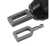 Twister Fil pour perceuse, outil pour enrouleur de câble, 6,3 x 2 x 1 cm, pointe pour torsion de fil professionnel pour électricien, fixation pour perceuse durable, outil de câble rapide, pour clôture
