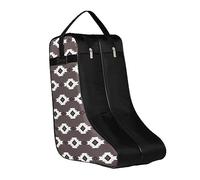 Twister Sac à chaussures avec panneau latéral, porte-chaussures durable avec poignées et soufflets, noir, Taille unique