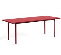 HAY Table à manger Two-Colour 90x200 cm Maroon red-red