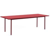 HAY Table à manger Two-Colour 90x240 cm Maroon red-red
