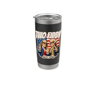 Two Fiddy, 250e, 4 juillet, Amérique 2026 | Funny Patriotic USA Gobelet isotherme en acier inoxydable double paroi