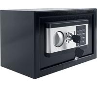 TWOLIIN Coffre-fort électronique Petit coffre-fort de meubles en acier ferreux à l'épreuve des murs avec mot de passe numérique & 2 clés de sécurité Coffre-fort pour maison bureau hôtel, noir - 35x 25