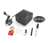 Twotrees Kit d'assistance pneumatique pour machine de gravure laser, 25 l/min, kit d'assistance pneumatique avec lentille laser Instelknop Protect, assistant d'air à faible bruit pour gravure laser
