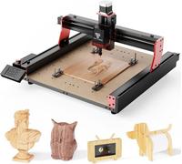 TWOTREES TTC 450 PRO Machine CNC améliorée à 4 axes pour le fraisage la gravure et la découpe (équipée d'une broche de 80w)